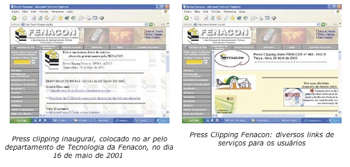 Press Clipping da Fenacon: serviços e informações online